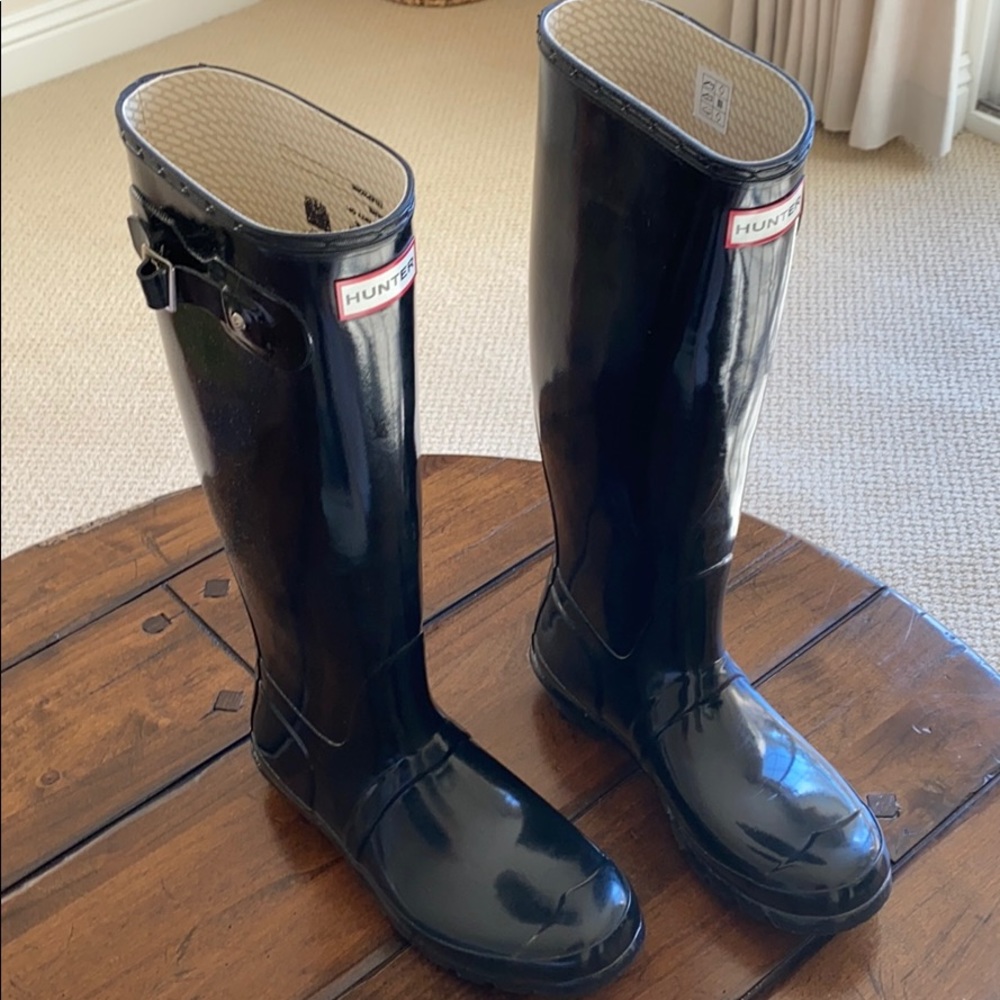 Hunter Black Boots